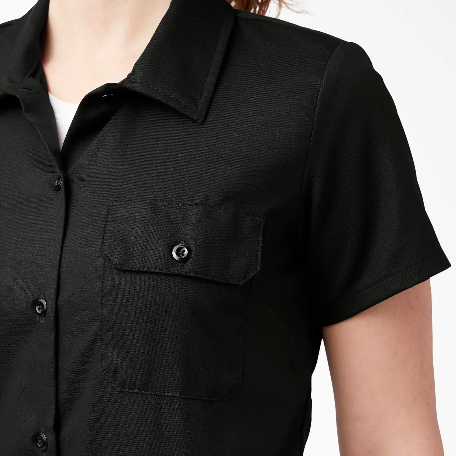 Dickies womens Cropped Work Shirt