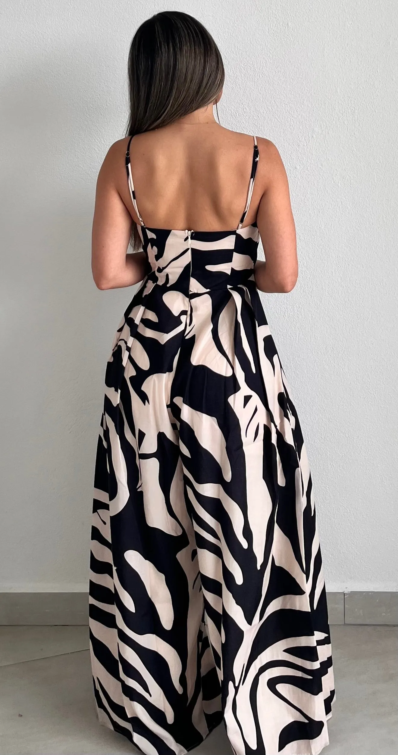 Divine Wanderings Abstract Print Jumpsuit