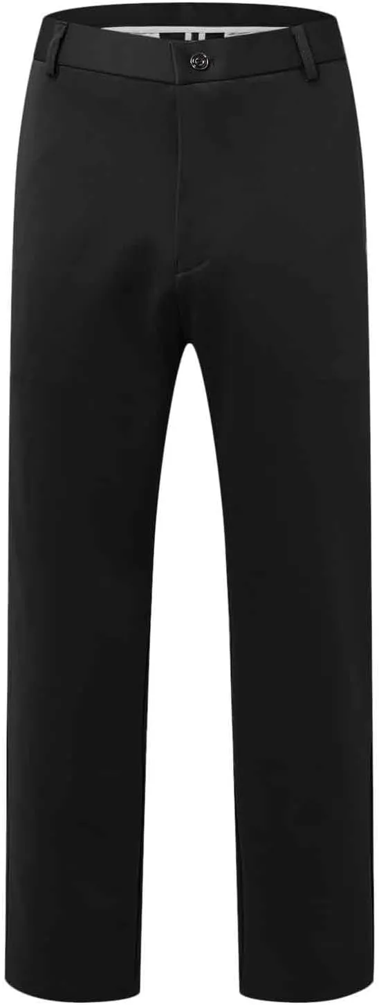 Dress Pants for Men's,Fashion Print Slim Fit Business Work Suit Pants Straight Leg Slacks Suit Trousers