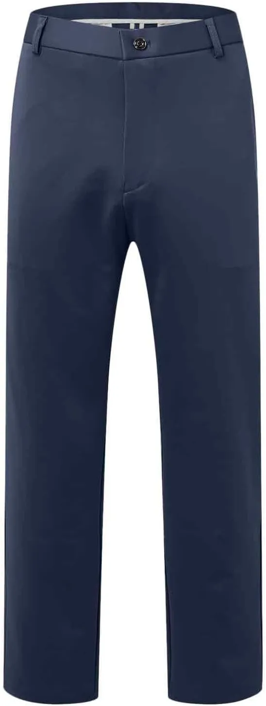 Dress Pants for Men's,Fashion Print Slim Fit Business Work Suit Pants Straight Leg Slacks Suit Trousers
