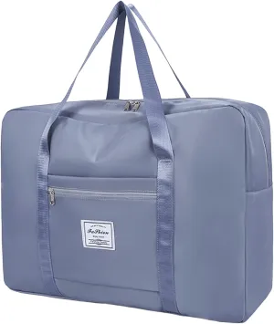 Duffel Bags for Traveling Women Sports Gym Tote Bag Water Resistant Travel Carry on Duffel Bag Weekend Overnight Bag (Blue)