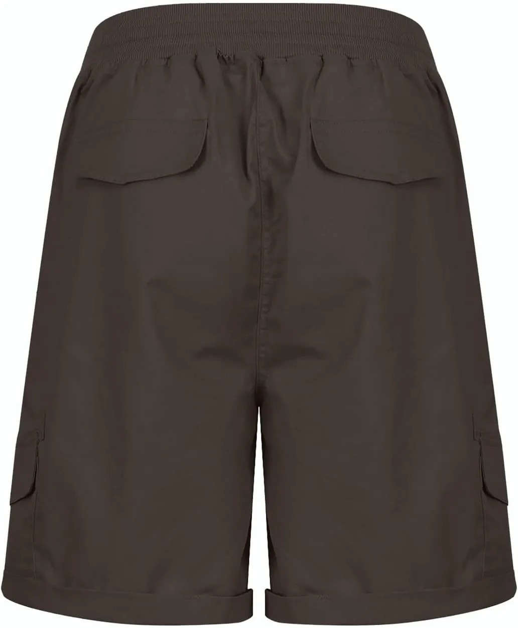 eoeioa Cargo Shorts Women Dressy High Waisted Drawstring Bermuda Shorts Summer Outdoor Relaxed Fit Hiking Shorts with Pockets