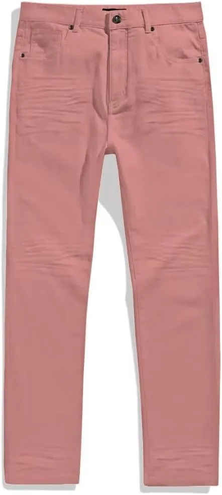 ETHANOL Mens Super Stretch Slim Fit Trousers with 5 Practical Pockets Design Pants
