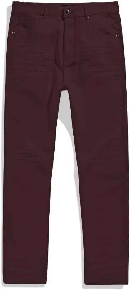 ETHANOL Mens Super Stretch Slim Fit Trousers with 5 Practical Pockets Design Pants