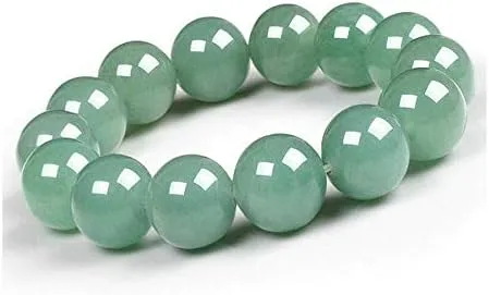 Fine Jewelry Natural Dongling Jade Handmade Round Beads Fashion Bracelet for Men Jewelry Bracelets Gifts