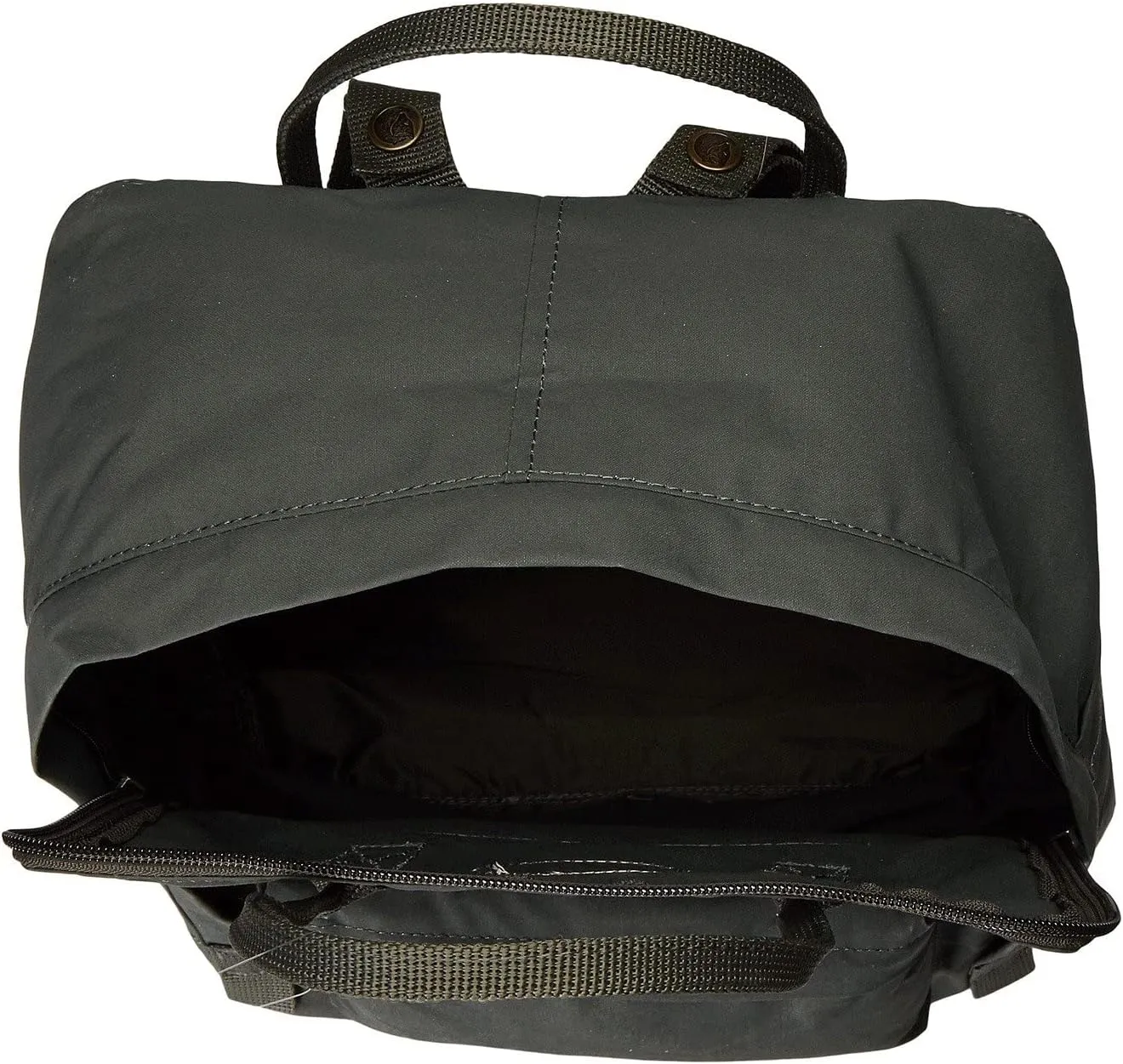 Fjllrven Knken Unisex Travel Backpack - Side Slip Pocket - Adjustable Shoulder Straps - Dual Top Handles Forest Green One Size One Size