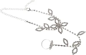 Foot Jewelry for Women Rhinestone Anklet Wedding Foot Jewelry Beach Accessory Summer Fashion Ankle Bracelet