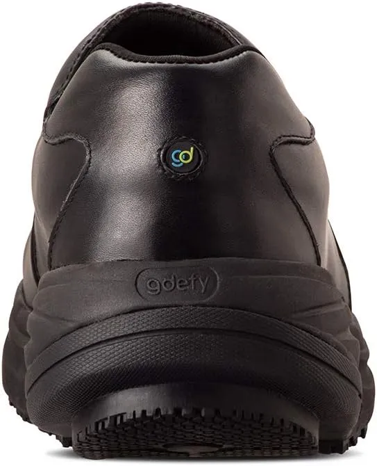 G-DEFY Compass 2.0 Mens Slip Resistant Clog | Heel Support | VersoShock Technology for Pain Associated with Prolonged Standing or Walking | Arch Support | Wide Shoe | Free Orthotic