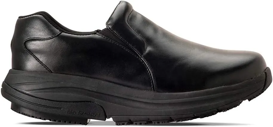 G-DEFY Compass 2.0 Mens Slip Resistant Clog | Heel Support | VersoShock Technology for Pain Associated with Prolonged Standing or Walking | Arch Support | Wide Shoe | Free Orthotic