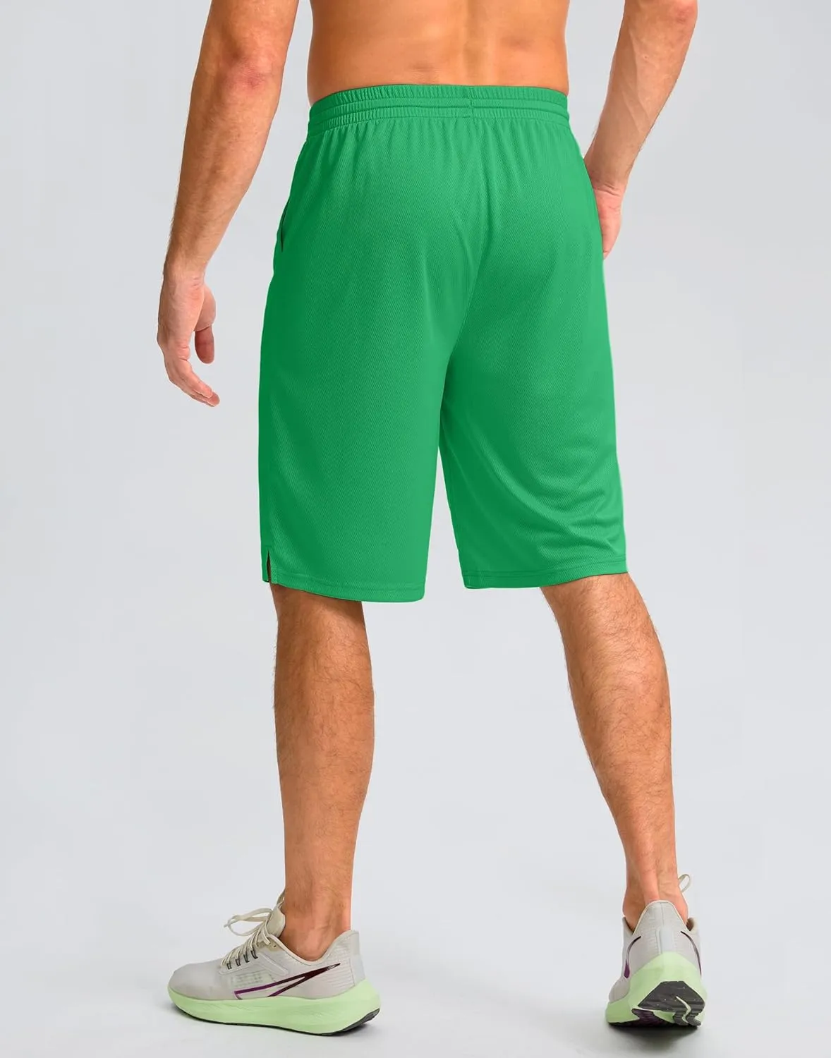 G Gradual Men's Athletic Shorts with Pockets 11" Long Basketball Shorts Lightweight Quick Dry Gym Workout Shorts for Men