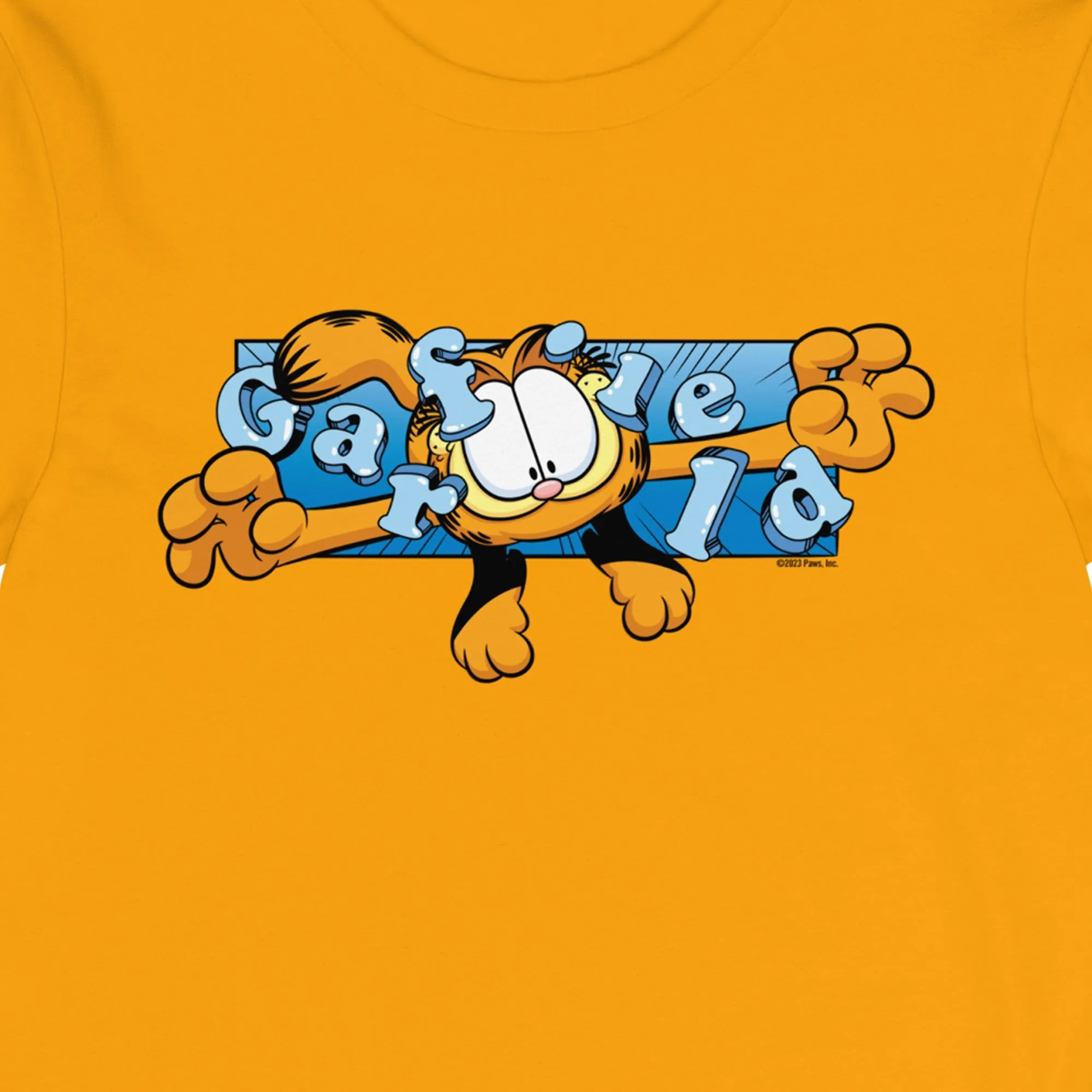 Garfield Flying Garfield Adult Long Sleeve T-Shirt