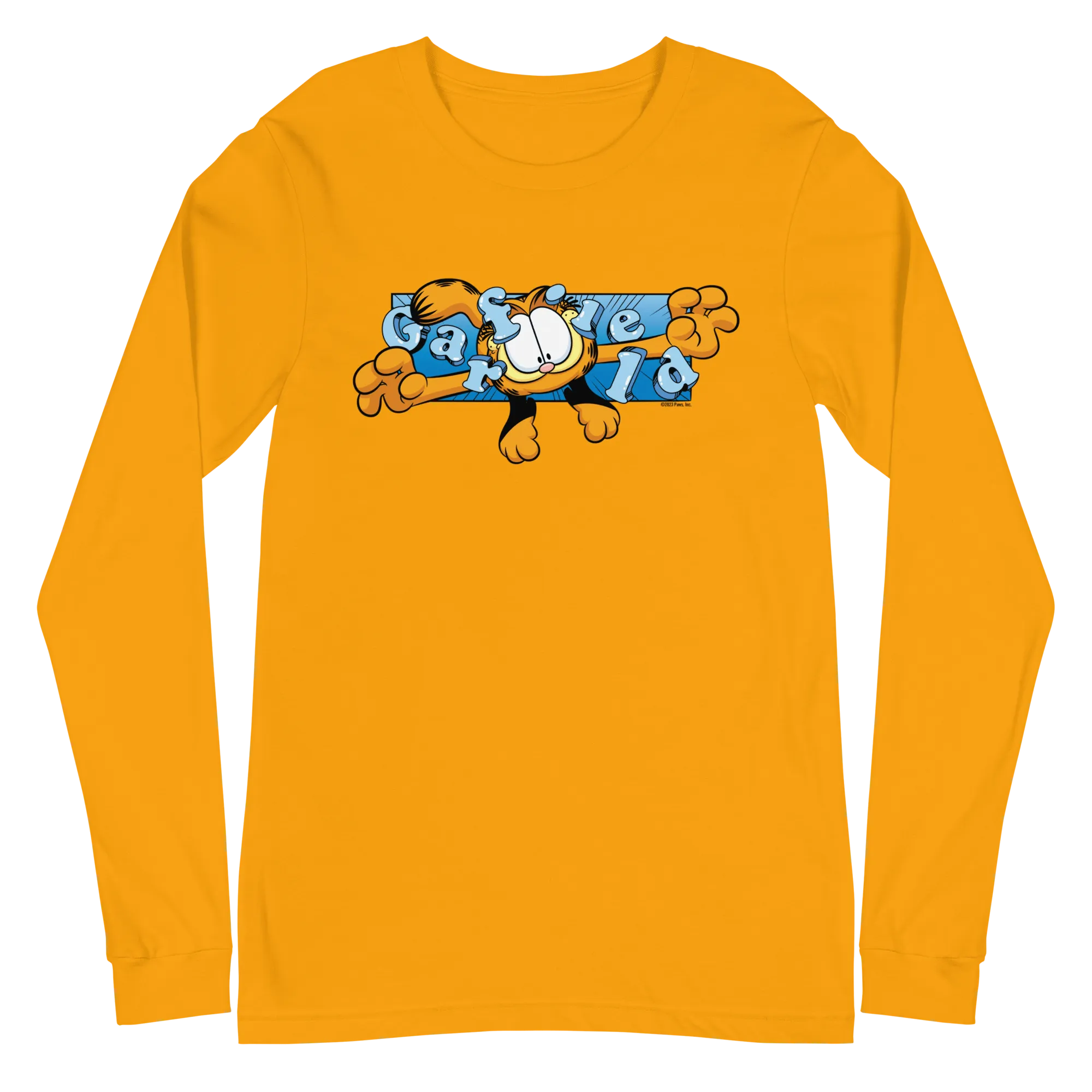 Garfield Flying Garfield Adult Long Sleeve T-Shirt