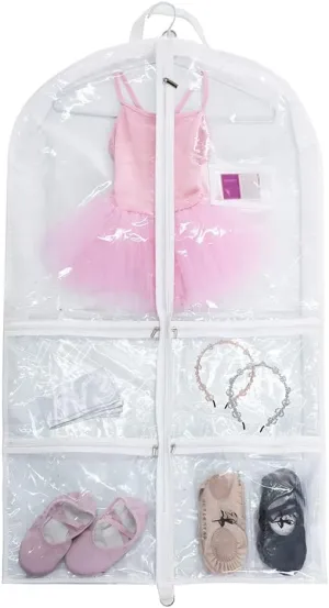 Garment Bag Dance Costume Bag Hanging Suit Bag for Dance Competitions/Travel/Storage Closet