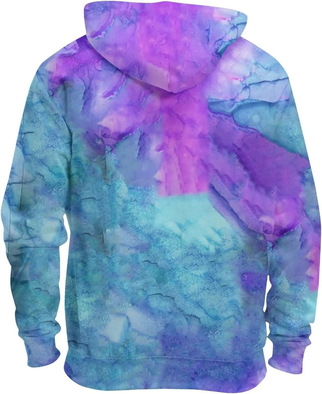 GOFULY Mens Sweatshirt Hoodie Lightweight Fall Tie Dye Hoodies Long Sleeve Pullover Sweatshirts Drawstring Shirt With Pocket
