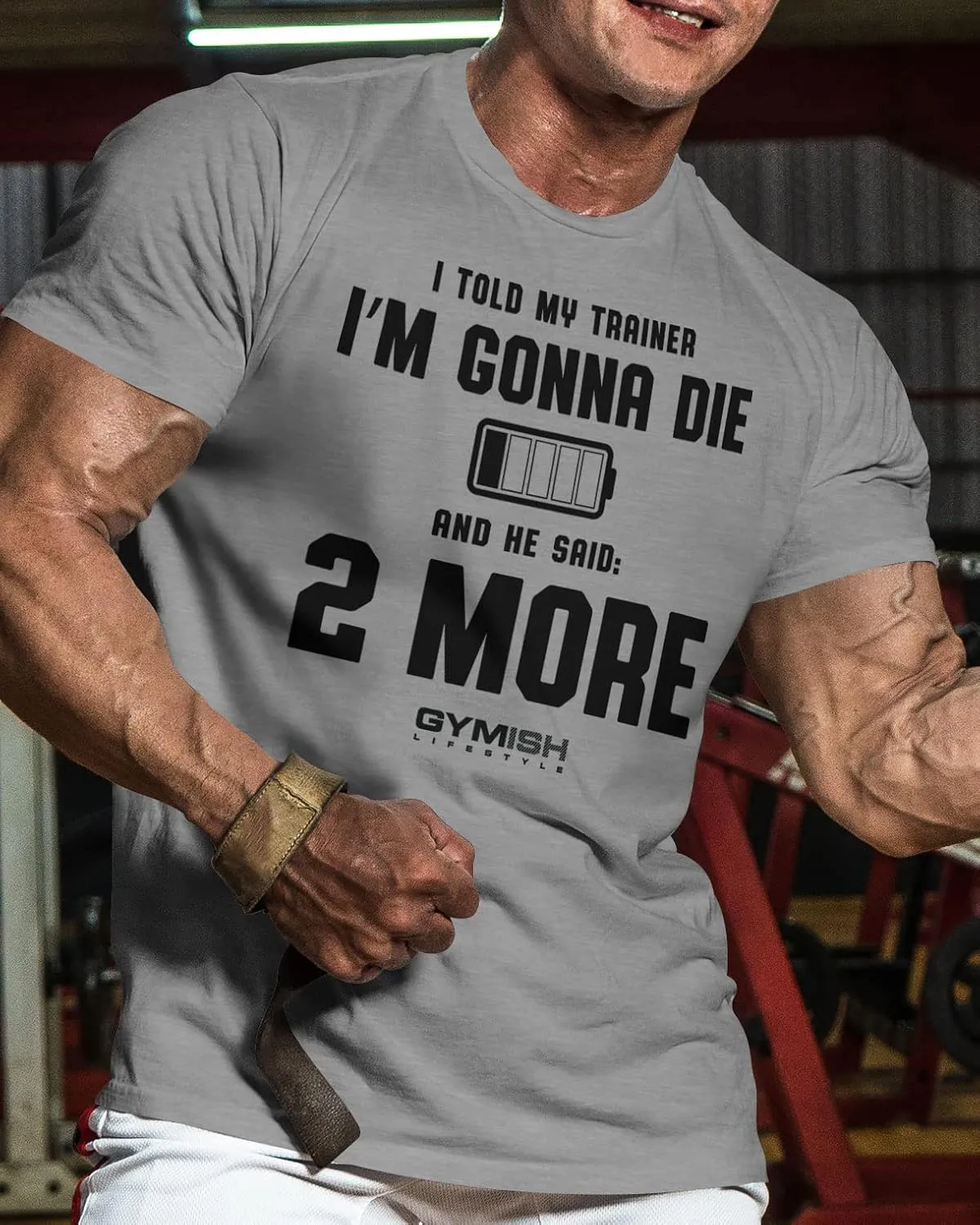 Gymish Lifestyle 2 More Workout Shirts for Men, Motivational T-Shirt for Gym