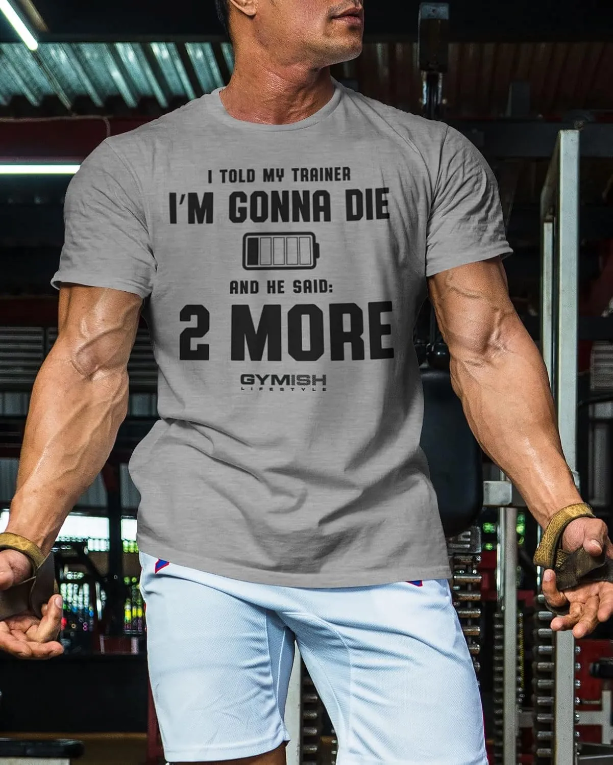 Gymish Lifestyle 2 More Workout Shirts for Men, Motivational T-Shirt for Gym