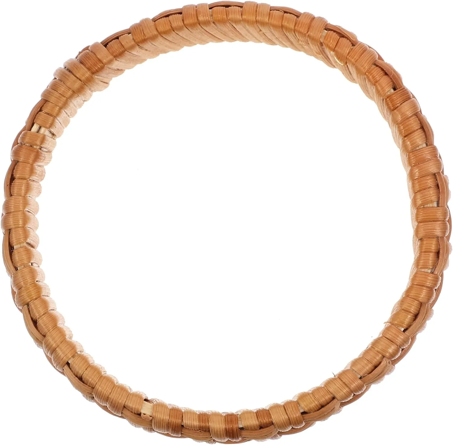 Homoyoyo Rattan Woven Bangle Bracelet for Women Chunky Boho Accessory Retro Ethnic Style Birthdays Holidays Fits Wrist Chic and Eye Catching Design