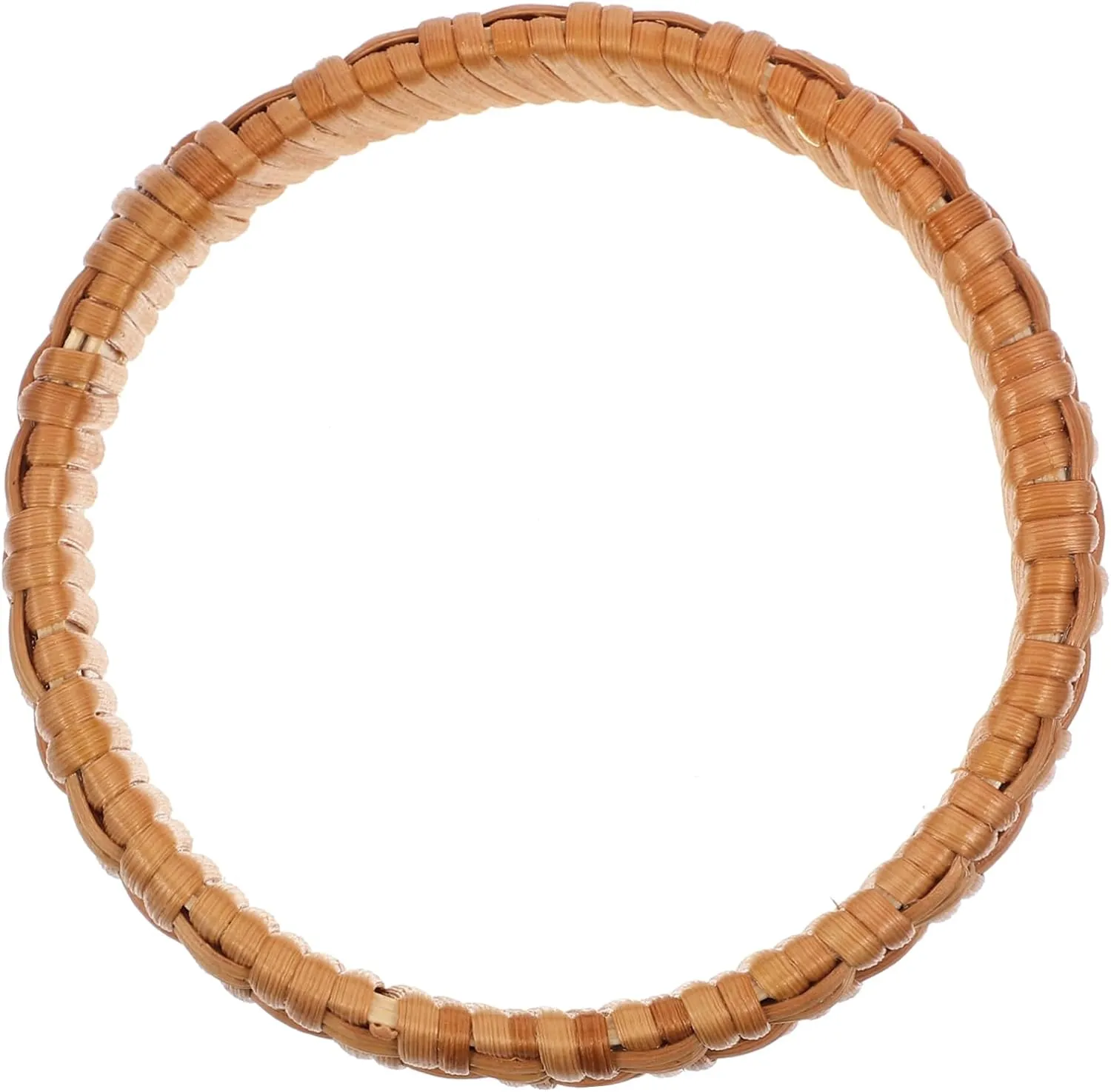 Homoyoyo Rattan Woven Bangle for Women Chunky Bohemia Wrist Bracelet Stylish Retro Design present for Birthdays