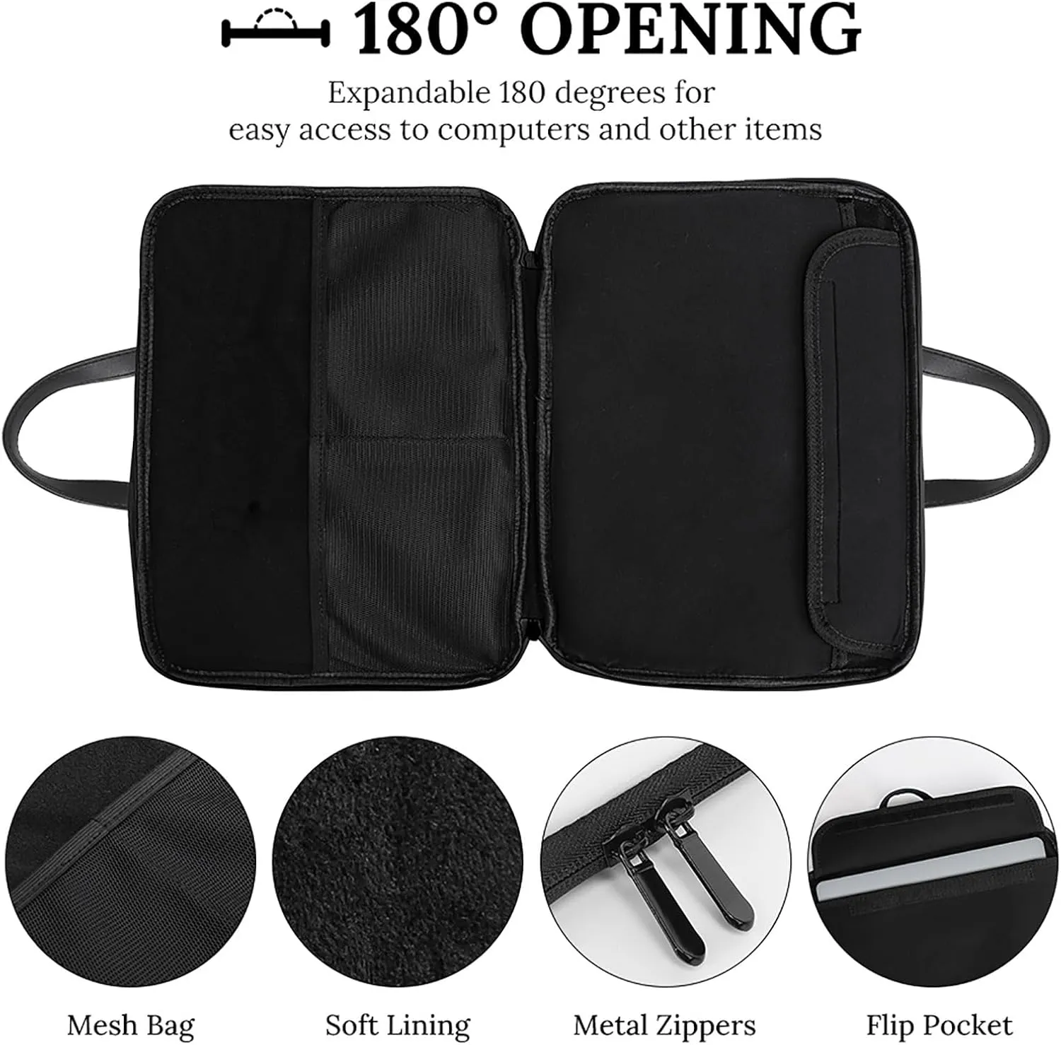I Was A Surprise Leather Bag Laptop Case Slim Water Resistant Computer Bags with Handle Briefcase for Work