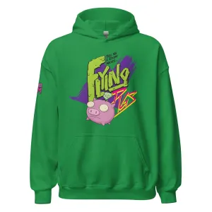 Invader Zim Flying Pigs Adult Hooded Sweatshirt