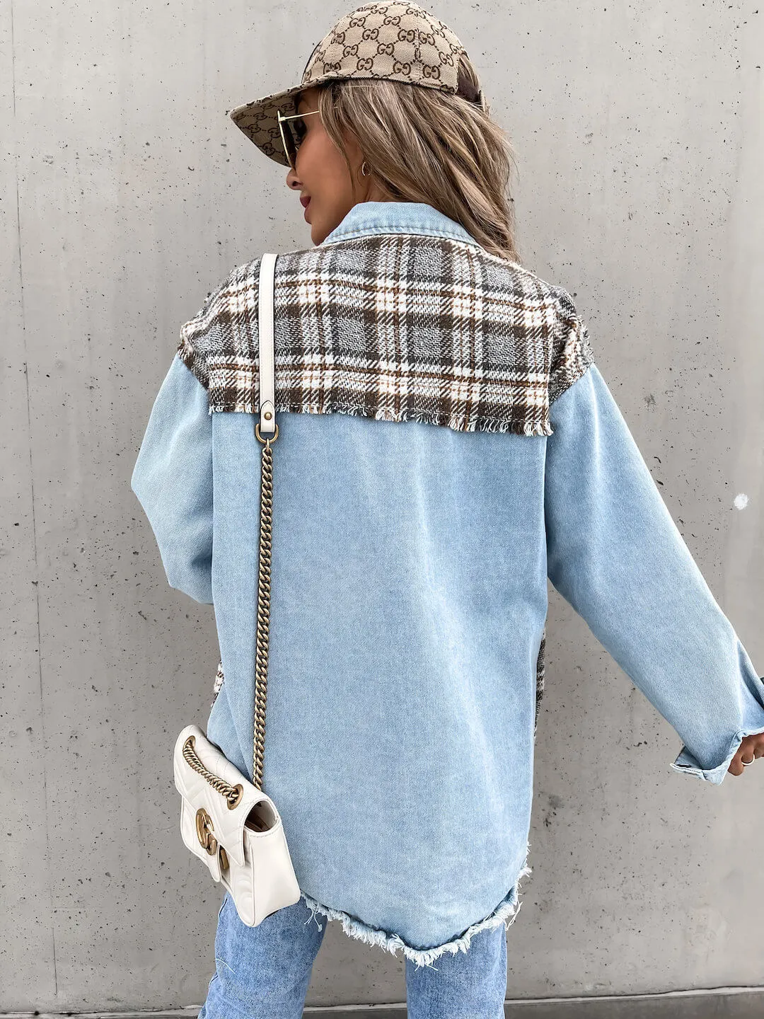 Jackie Denim and Plaid Jacket!