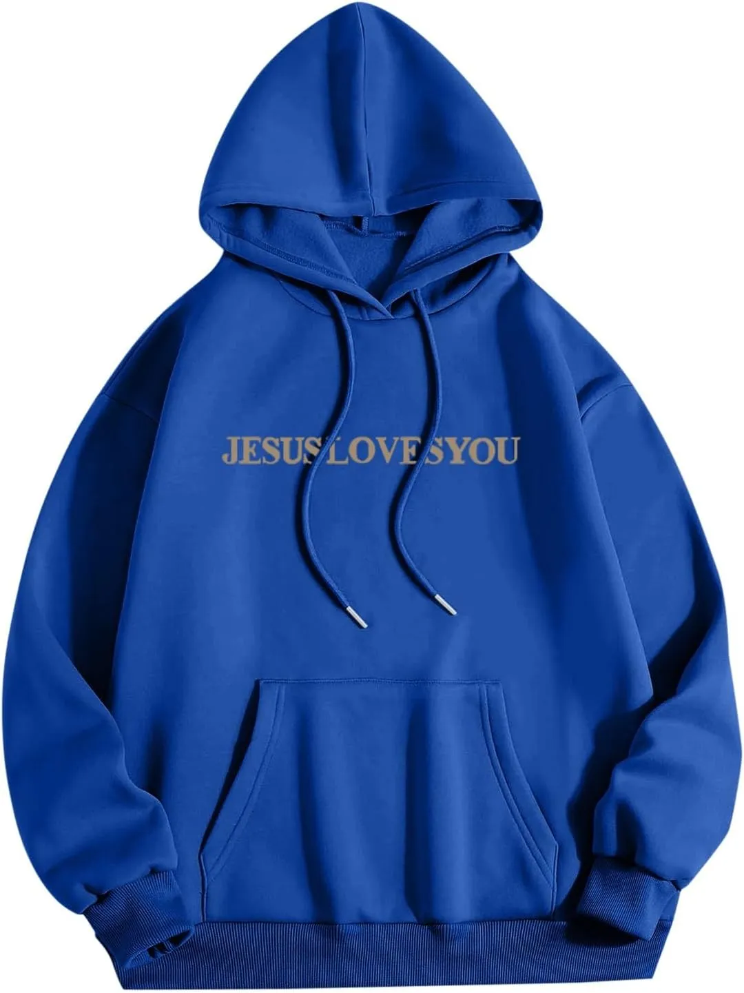 Jesus Loves You Hoodie Sweatshirt Jesus Christian Gifts Hooded Pullover Tops Streetwear Gift Y2K Clothes for Women Men