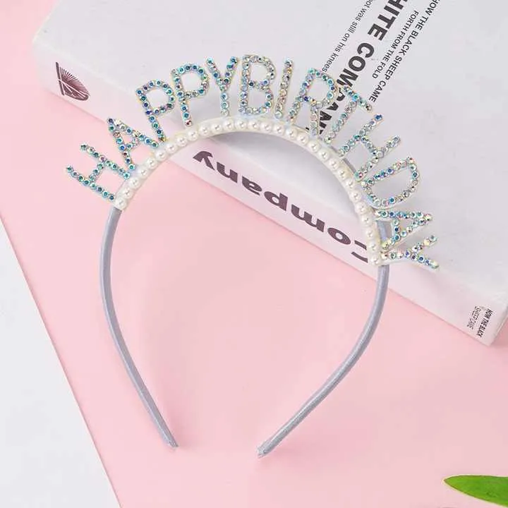 Korean Style Diamond Headband-عصابة رأس من الألماس