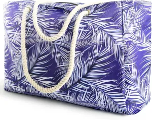 Large Beach Bag for Women & Men, Beach Bags Waterproof Sandproof, Travel Tote Bag, Swim Pool Bag for Family Outdoor
