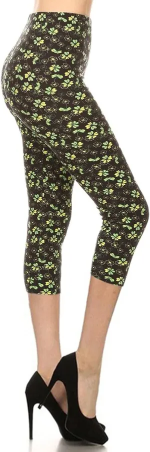 Leggings Depot High Waisted Family & Holiday Events Print Leggings for Women - Reg, Plus, 1X3X, 3X5X