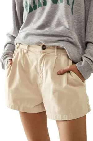 Lesore Womens Relaxed Fit Elastic Waist Casual Summer High Rise Shorts Pockets Chino Shorts Pants Trousers