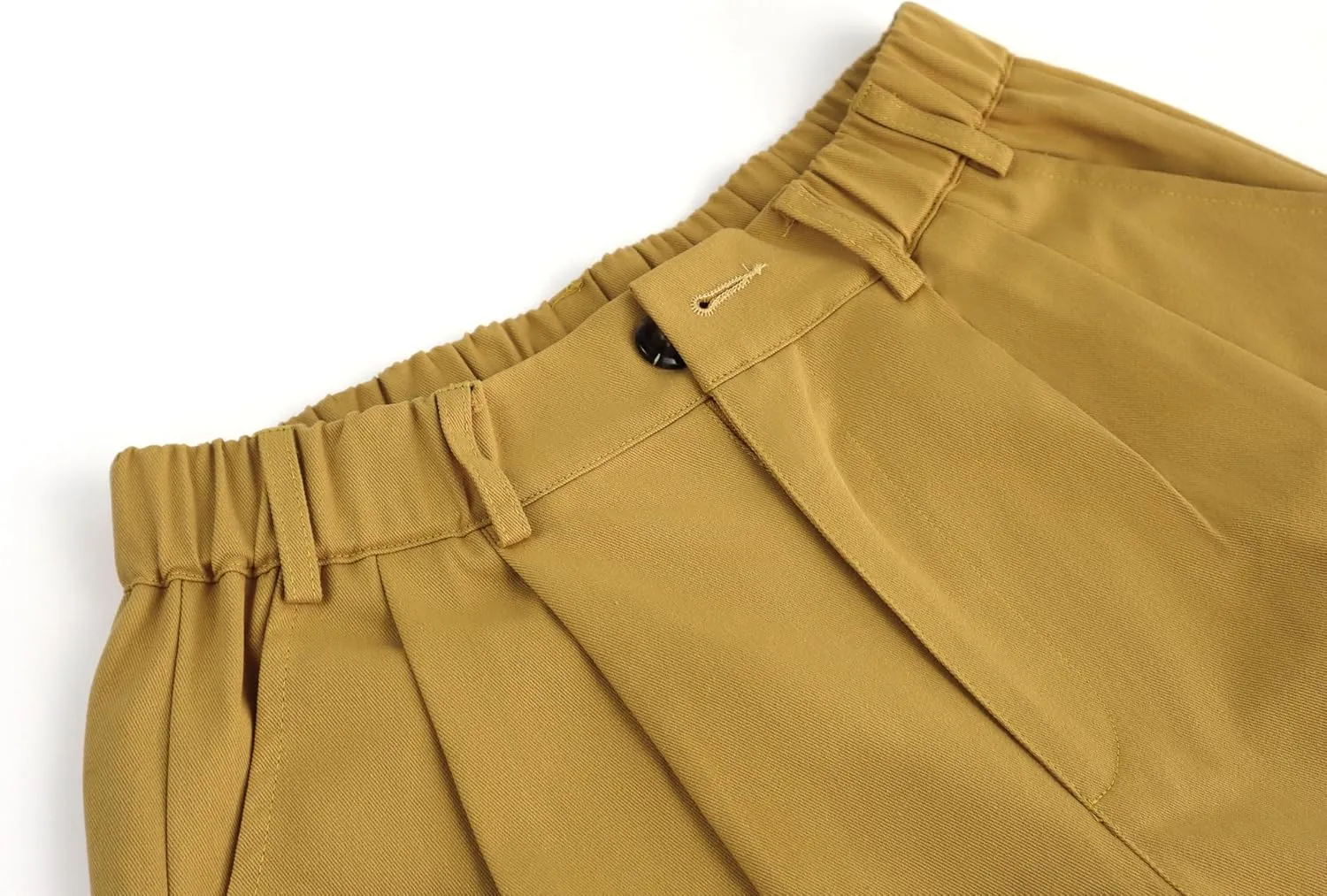 Lesore Womens Relaxed Fit Elastic Waist Casual Summer High Rise Shorts Pockets Chino Shorts Pants Trousers
