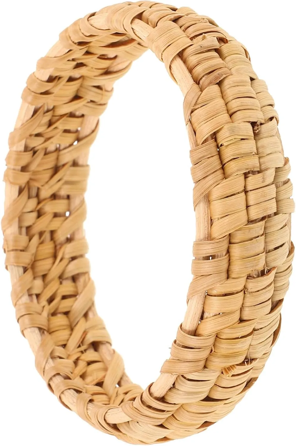 LIFKOME Straw Braided Bracelet Handmade Woven Bangle for Women Men Ethnic Jewelry