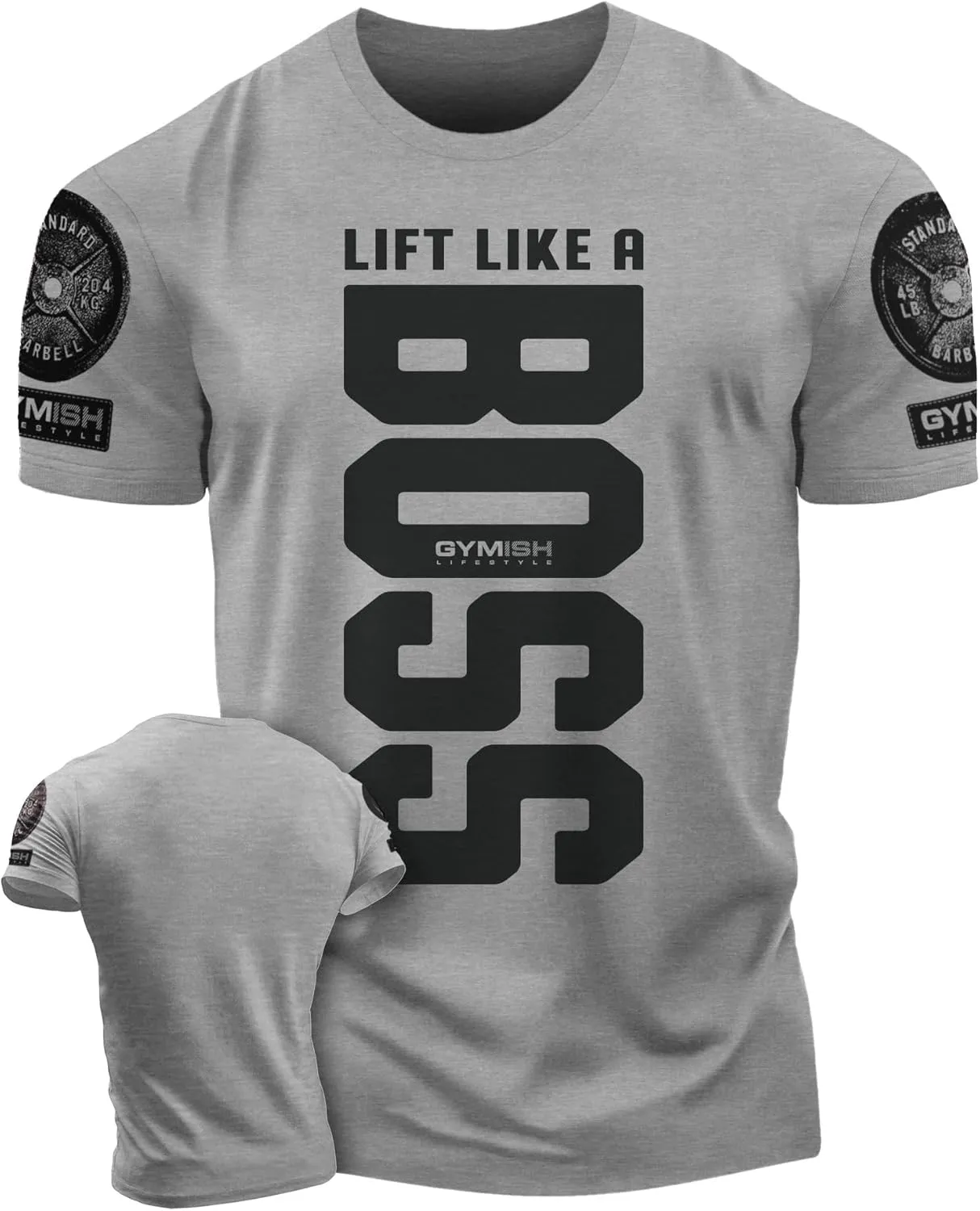 Lift Like a Boss Workout Shirts for Men, Gym Workout T-Shirt