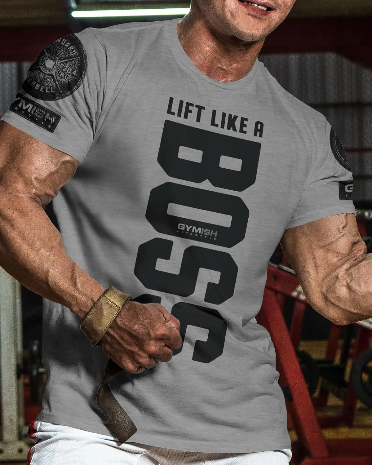 Lift Like a Boss Workout Shirts for Men, Gym Workout T-Shirt