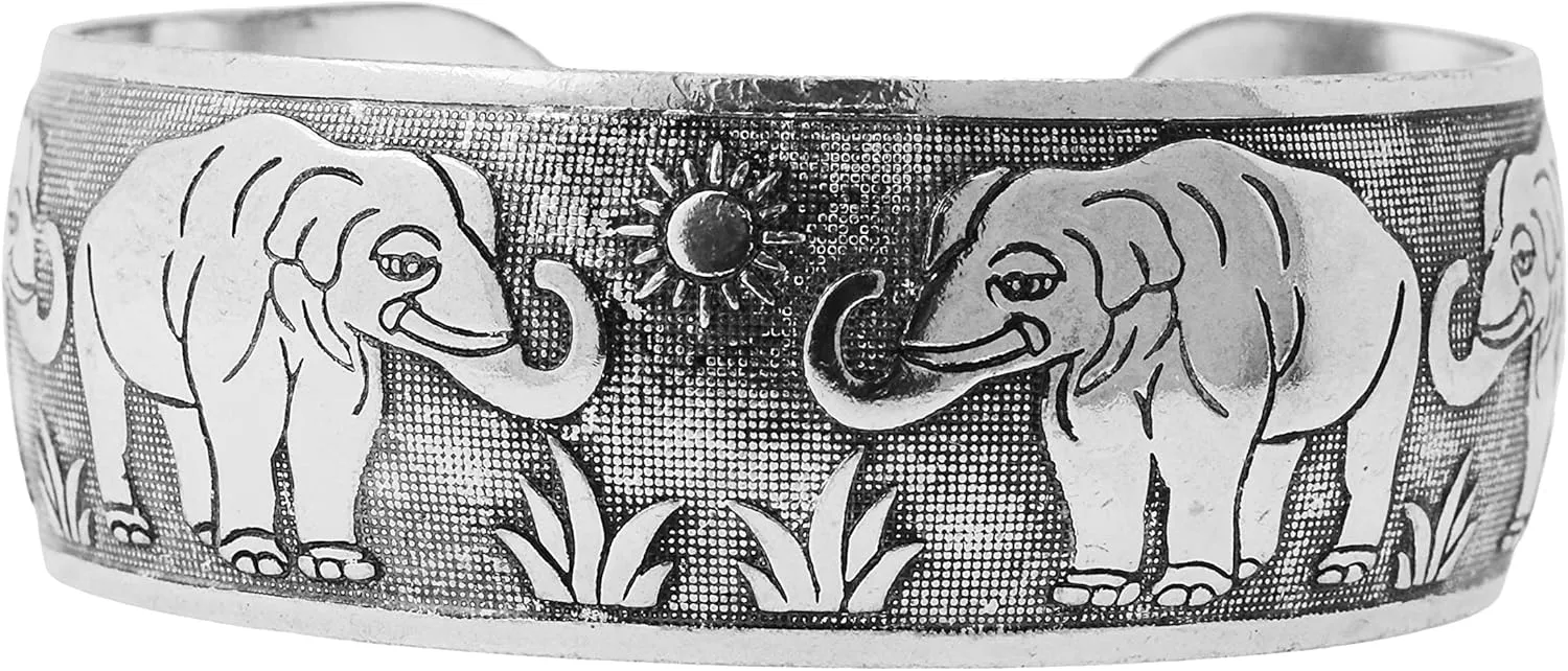 Lucky Elephant Bracelet for Women Men  Bohemian Elephant Bangle Bracelet Elephants Gifts for Women