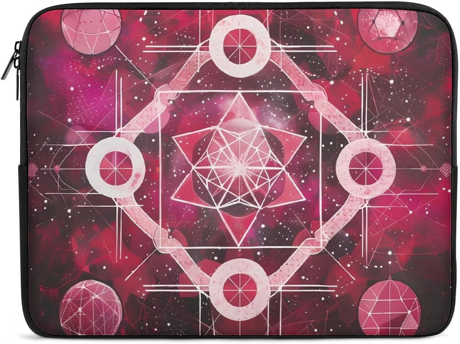 Mandala Mystical Geometric Polygonal Personalized Laptop Bag Business Casual Laptop Cases Slim Computer Bag Briefcase