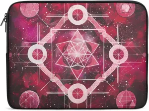 Mandala Mystical Geometric Polygonal Personalized Laptop Bag Business Casual Laptop Cases Slim Computer Bag Briefcase