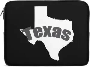 Map of Texas Personalized Laptop Bag Business Casual Laptop Cases Slim Computer Bag Briefcase