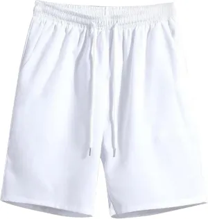 Men Shorts Casual Slim Fit Drawstring Elastic Waist Lightweight and Relaxed Fit Shapewear Shorts 2025 Summer