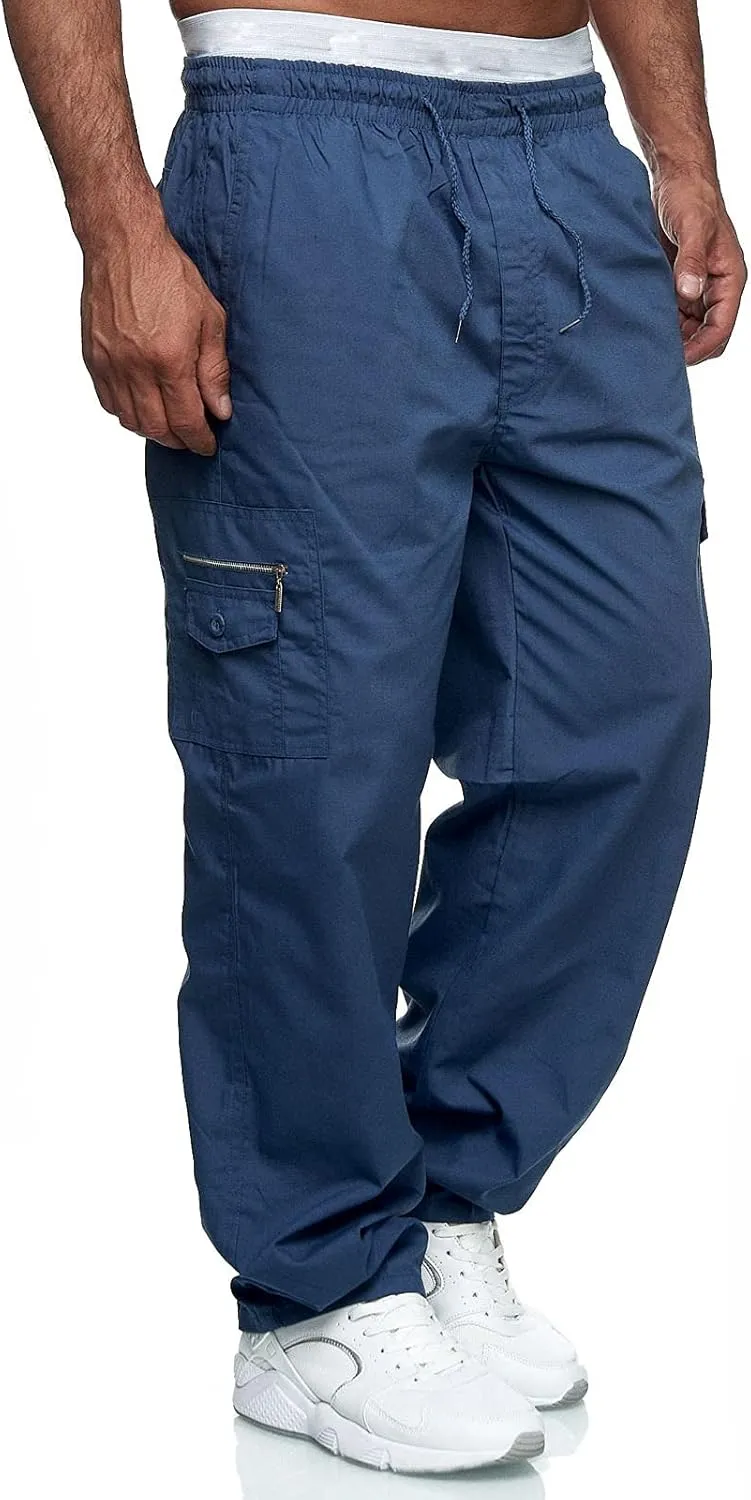 Men's Cargo Pants Military Tactical Hiking Jogger Athletic Work Big and Tall Outdoor Trousers Sweatpants with Pockets