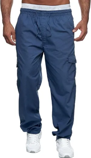 Men's Cargo Pants Military Tactical Hiking Jogger Athletic Work Big and Tall Outdoor Trousers Sweatpants with Pockets