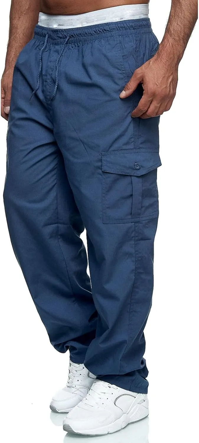 Men's Cargo Pants Military Tactical Hiking Jogger Athletic Work Big and Tall Outdoor Trousers Sweatpants with Pockets