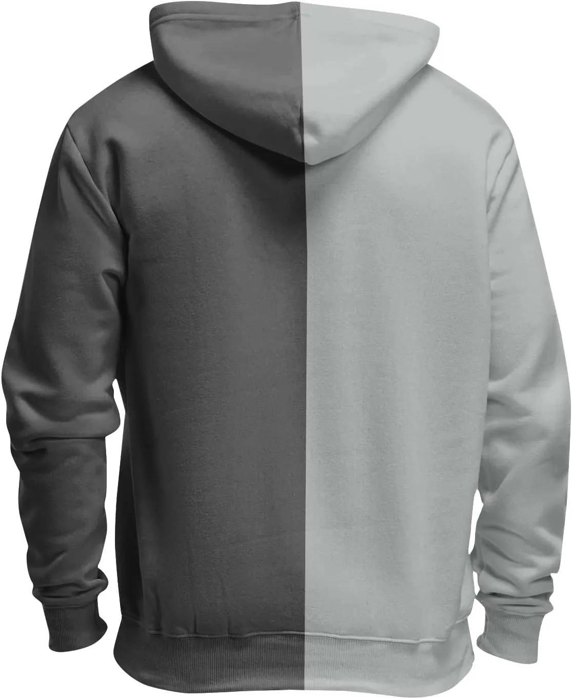 Men's Fall Outfits Hoodies Basic Zip Up Hoodie Long Sleeve Sweatshirts Classic Jacket Print Pullover Casual, M-6XL