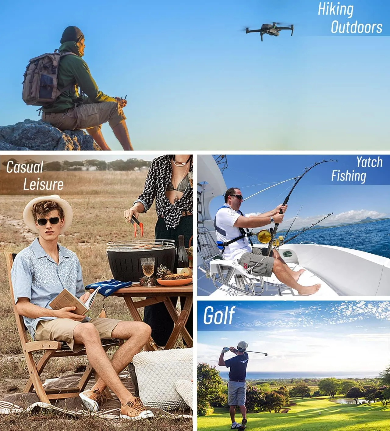 Mens Hiking Cargo Shorts Lightweight Quick Dry Casual Shorts Outdoor Fishing Golf Shorts with Multi Pockets