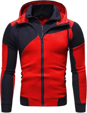 Mens Hoodies,Mens Men's Autumn Slim Casual Plaid Hooded Top Blouse Fashion Sweatshirts Hoodies for Men Fashion Hoodies