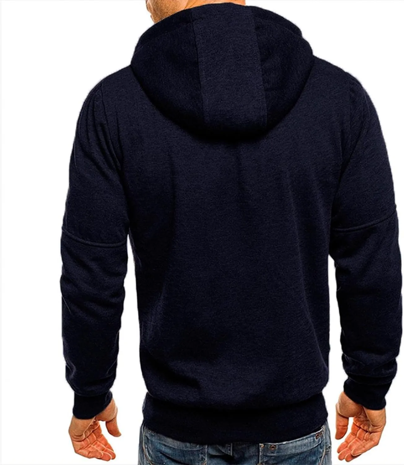Mens Hoodies,Mens Men's Autumn Slim Casual Plaid Hooded Top Blouse Fashion Sweatshirts Hoodies for Men Fashion Hoodies
