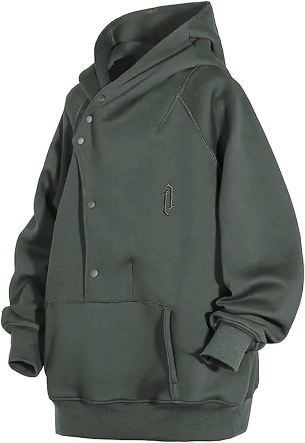 Mens Mask Hoodies Hip Hop Oversize Pullover Solid Color Hooded Sweatshrits For Men Fall Streetwear Y2K Hoodies