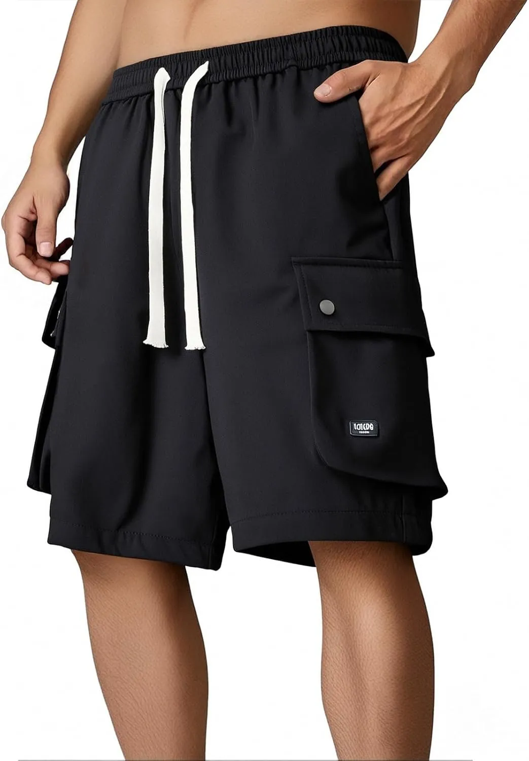 Men's Slim Fit Chino Shorts Soft Cotton Casual Shorts for Streetwear Summer Outings
