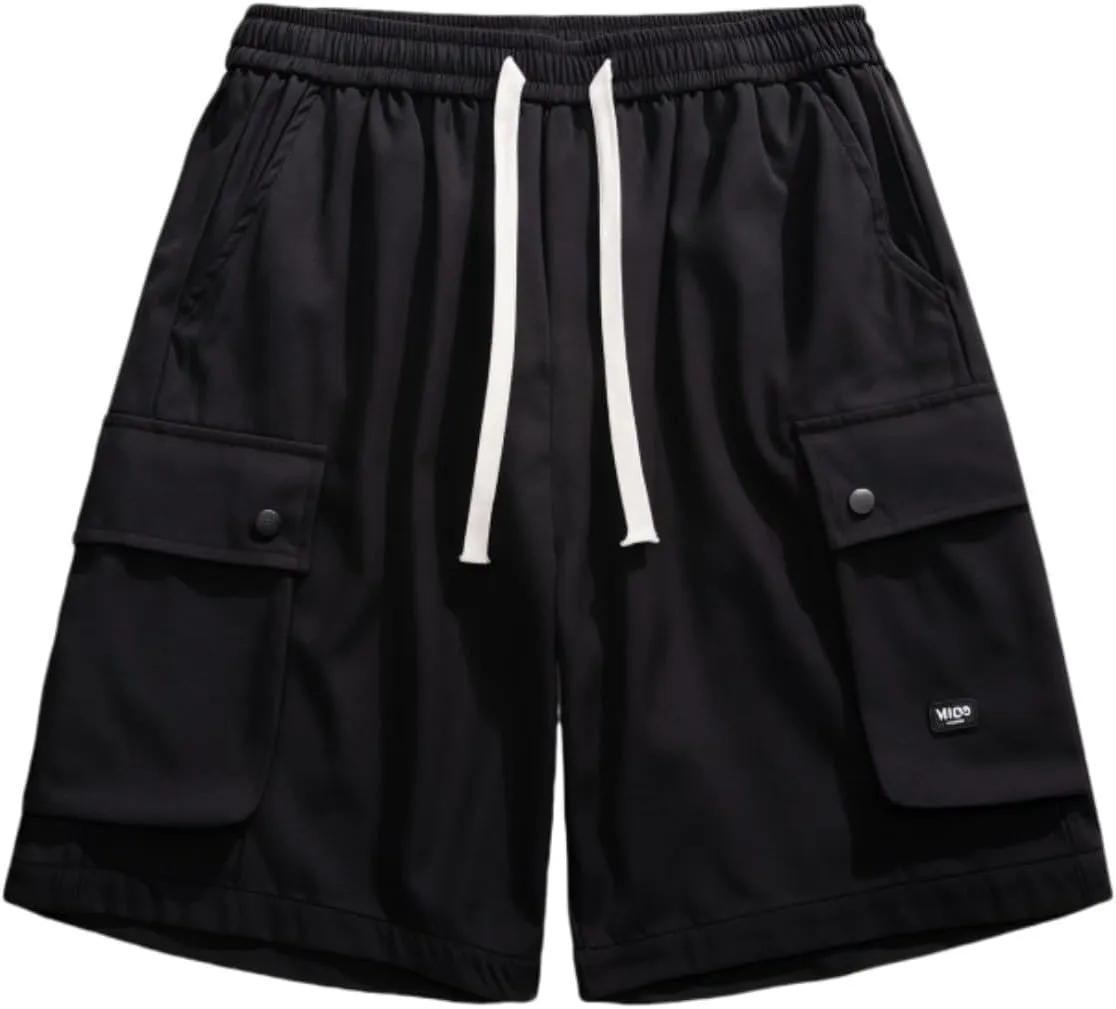 Men's Slim Fit Chino Shorts Soft Cotton Casual Shorts for Streetwear Summer Outings
