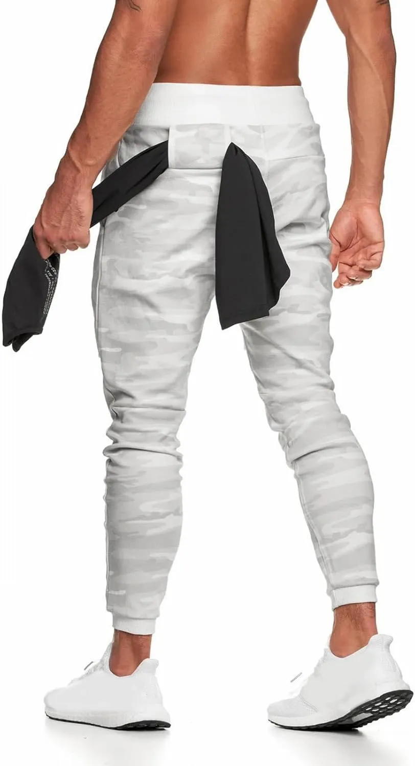 Mens Sweatpants Joggers Pants Man Pants for Men Hiking Ripstop Cargo Pants Men's Heavyweight Cargo Fleece Sweatpants